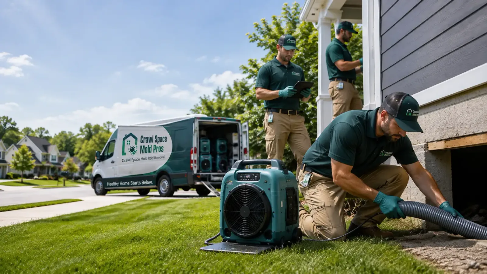Crawl Space Mold Removal in Williamsville, VA